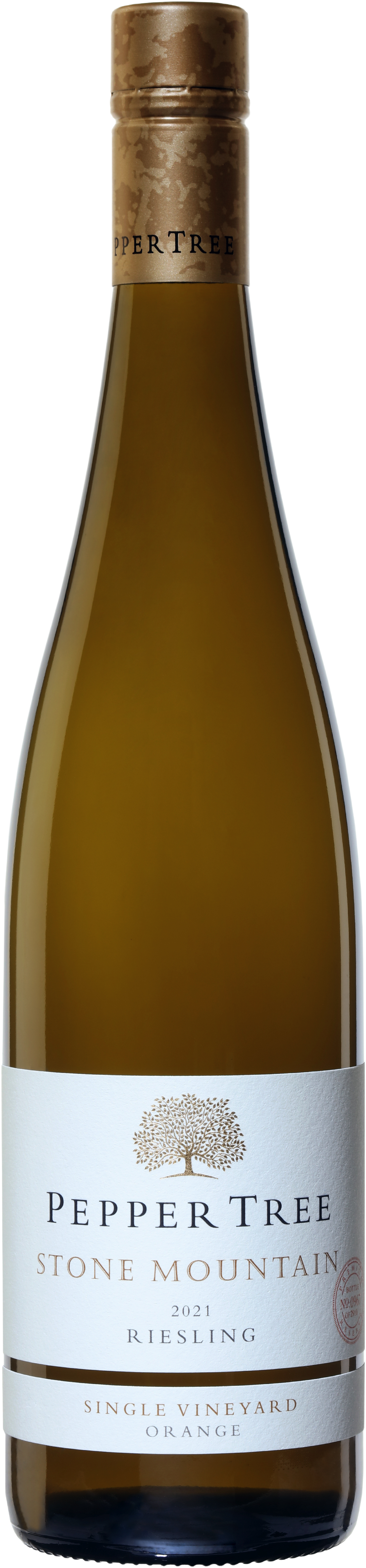 Pepper Tree Wines Stone Mountain Single Vineyard Premium Reserve Riesling 2021